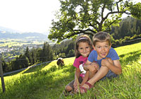 Kinder am Bauernhof